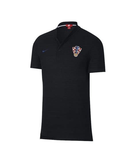 kroatien poloshirt nike schwarz|Kroatien T.